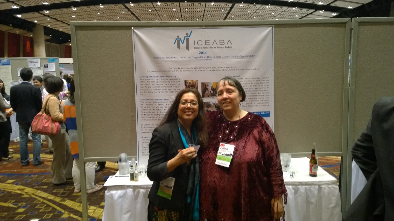 With Gabriela ABAI 2014  Chicago -Posters
